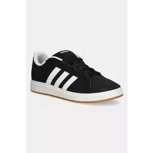 adidas sneakers de piele întoarsă pentru copii GRAND COURT 00s culoarea negru, JH6178 imagine