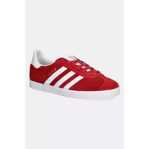 adidas Originals sneakers de piele întoarsă pentru copii GAZELLE culoarea rosu, IF9804 imagine