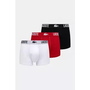 Lacoste boxeri 3-pack barbati, culoarea rosu, 5H3321 imagine