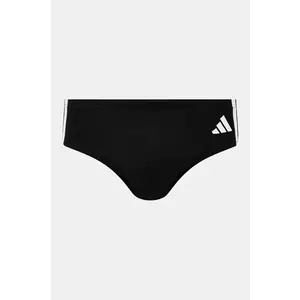 adidas Performance costum de baie 3 Stripes culoarea negru, JN6539 imagine