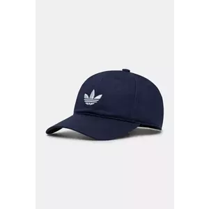 adidas Originals șapcă de baseball din bumbac BASEBALL AC culoarea albastru marin, cu imprimeu, JC6030 imagine