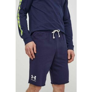 Under Armour pantaloni scurti barbati, culoarea albastru marin imagine