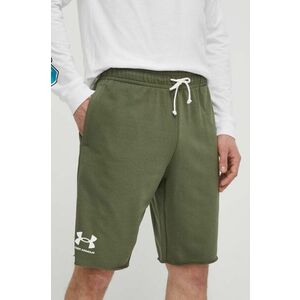 Under Armour pantaloni scurti barbati, culoarea verde imagine