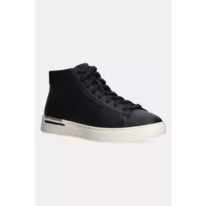 BOSS sneakers din piele Clint culoarea albastru marin, 50543437 imagine