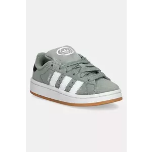 adidas Originals sneakers de piele întoarsă pentru copii CAMPUS 00s culoarea verde, JP5509 imagine