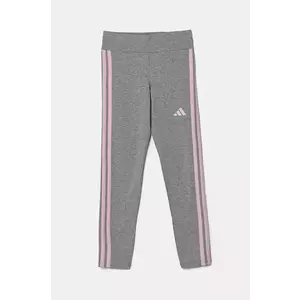 adidas leggins copii culoarea gri, cu imprimeu, JF3674 imagine