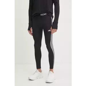 adidas Performance leggins de antrenament Techfit culoarea negru, cu imprimeu, IN5587 imagine