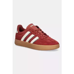 adidas sneakers din piele intoarsă Barreda culoarea bordo, JP7098 imagine