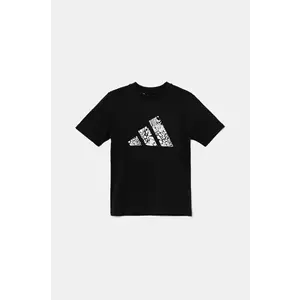 adidas tricou de bumbac pentru copii culoarea negru, JI6733 imagine