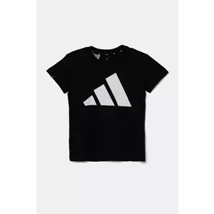 adidas tricou de bumbac pentru copii culoarea negru, JC9624 imagine