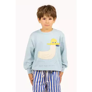 Tinycottons hanorac de bumbac pentru copii DUCK GRAPHIC SWEATSHIRT cu imprimeu, SS25-101 imagine