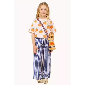 Tinycottons pantaloni de bumbac pentru copii STRIPES WOVEN PANT modelator, SS25-229 imagine