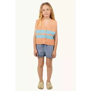 Tinycottons pantaloni scurți din bumbac pentru copii STRIPES MULTICOLOR SHORT modelator, SS25-239 imagine