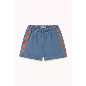 Tinycottons pantaloni scurți din bumbac pentru copii STRAWBERRIES WOVEN SHORT cu imprimeu, SS25-249 imagine