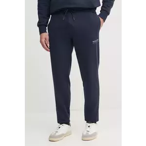 Red Bull Racing x Pepe Jeans pantaloni de trening ESSENTIAL JOGGER culoarea albastru marin, cu imprimeu, RM210003 imagine