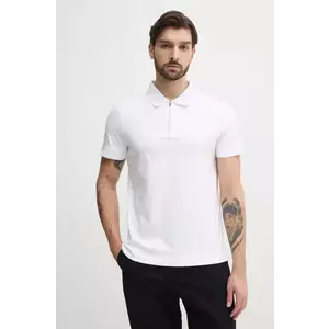 Joop! tricou polo barbati, culoarea alb, neted, 30044699 imagine