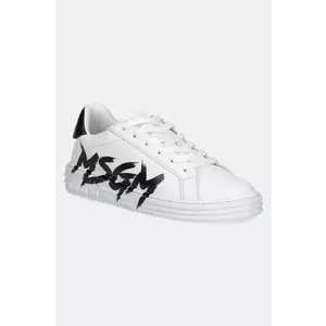 MSGM sneakers din piele culoarea alb, 3841MDS506 imagine