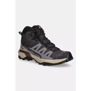 Salomon pantofi X Ultra 360 Mid GTX barbati, culoarea gri, izolare usoara, L47743300 imagine