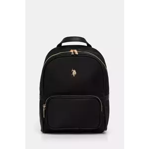 U.S. Polo Assn. rucsac HOUSTON femei, culoarea negru, mic, neted, BEUHU6388WIP imagine