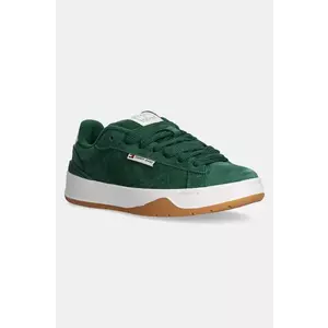 Tommy Jeans sneakers din piele intoarsă SKATE SNEAKER culoarea verde, EN0EN02737 imagine