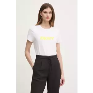 Dkny tricou femei, culoarea alb, P4KHCWNA imagine