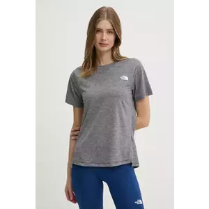 The North Face tricou sport Flex culoarea gri, NF0A8BRR5S51 imagine