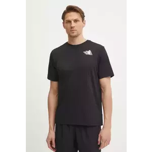 The North Face tricou sport 24/7 culoarea negru, cu imprimeu, NF0A895JJK31 imagine