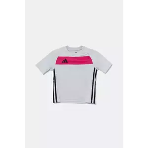 adidas tricou copii culoarea gri, modelator, JD0588 imagine