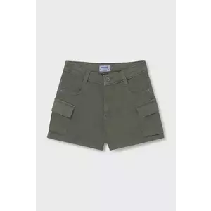 Mayoral pantaloni scurti copii culoarea verde, neted, 6218 imagine