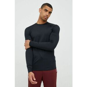 Under Armour longsleeve funcțional Tactical culoarea negru, neted imagine