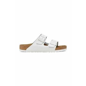 Birkenstock slapi de piele Arizona femei, culoarea alb, 1025061 imagine