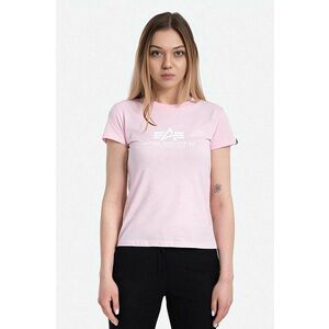 Alpha Industries tricou din bumbac New Basic T Wmn culoarea roz 196051.491-pink imagine