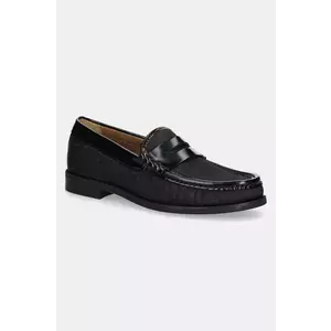 BOSS mocasini Lycia femei, culoarea negru, cu toc plat, 50536338 imagine