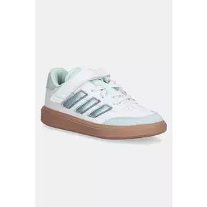 adidas teniși din piele copii COURTBLOCK culoarea alb, JH8569 imagine