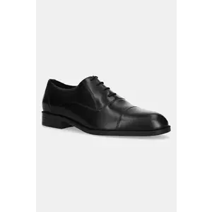 BOSS pantofi de piele Tayil bărbați, culoarea negru, 50536120 imagine