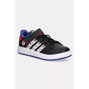 adidas sneakers pentru copii GRAND COURT SPIDER-MAN culoarea negru, JS0742 imagine