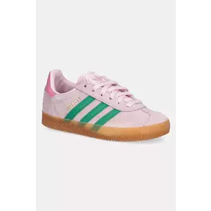 adidas Originals sneakers pentru copii GAZELLE culoarea roz, JP7133 imagine