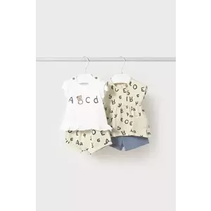 Mayoral Newborn compleu bebe culoarea bej, 1664 imagine