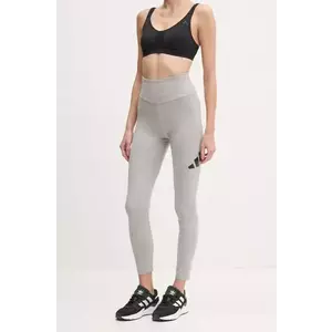 adidas leggings Essentials femei, culoarea gri, cu imprimeu, JH1183 imagine