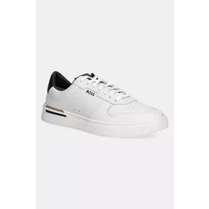 BOSS sneakers din piele Clint culoarea alb, 50542538 imagine