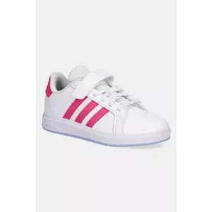 adidas sneakers pentru copii GRAND COURT 2.0 culoarea alb, JI0975 imagine