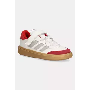 adidas sneakers pentru copii COURTBLOCK culoarea bej, JH8568 imagine