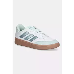 adidas sneakers pentru copii COURTBLOCK culoarea alb, JH8565 imagine