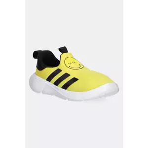 adidas sneakers pentru copii MONOFIT SMILEY culoarea galben, IH6311 imagine