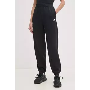 adidas pantaloni de trening Future Icons culoarea negru, neted, JE3977 imagine