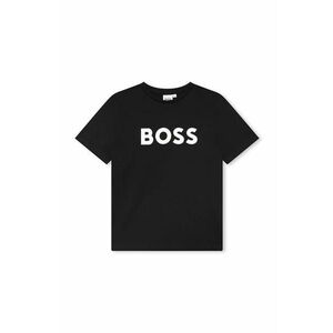 BOSS tricou de bumbac pentru copii culoarea alb, cu imprimeu imagine