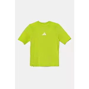 adidas tricou copii culoarea verde, cu imprimeu, JD0130 imagine