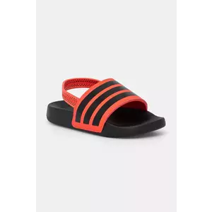 adidas sandale copii ADILETTE ESTRAP culoarea negru, JR5329 imagine