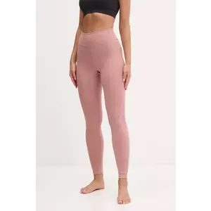 adidas Performance jambiere de yoga All Me Essentials culoarea roz, neted, JN6877 imagine