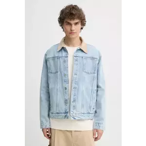 Drôle de Monsieur geacă jeans La Veste Jean DElavEe bărbați, de tranzitie, oversize, PERM-JT182-CO123-LBE imagine